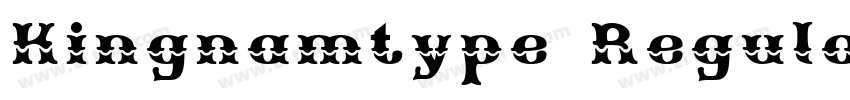 Kingnamtype Regular字体转换